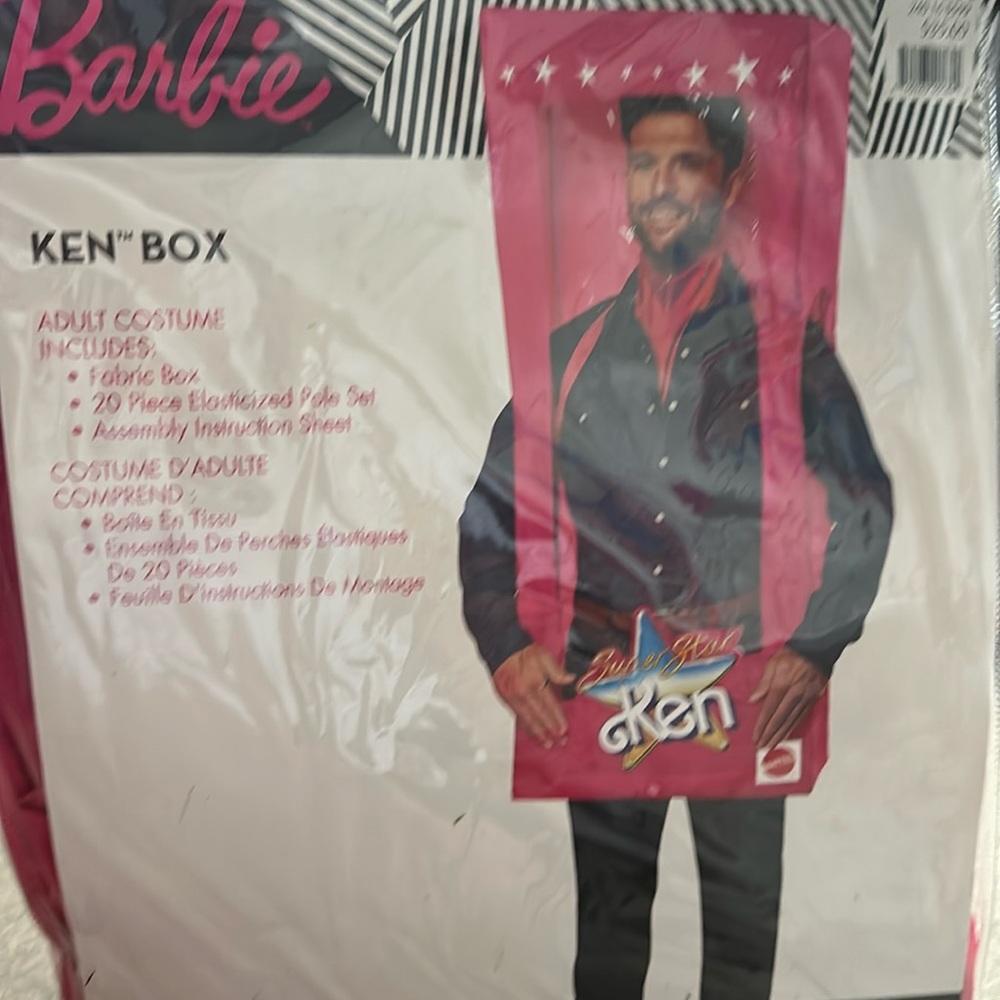 Barbie Ken Box costume